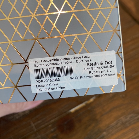 Stella & Dot Rose Gold Icon Convertible Watch - Picture 4 of 5